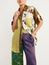 'Qadira' Multicolour Print Button Up Shirt and Pants Set - Celes Fashion